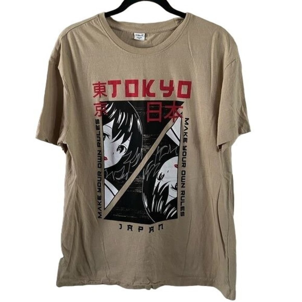 Vibe N’ Sz Medium Anime Tokyo Japan Graphic T-Shirt